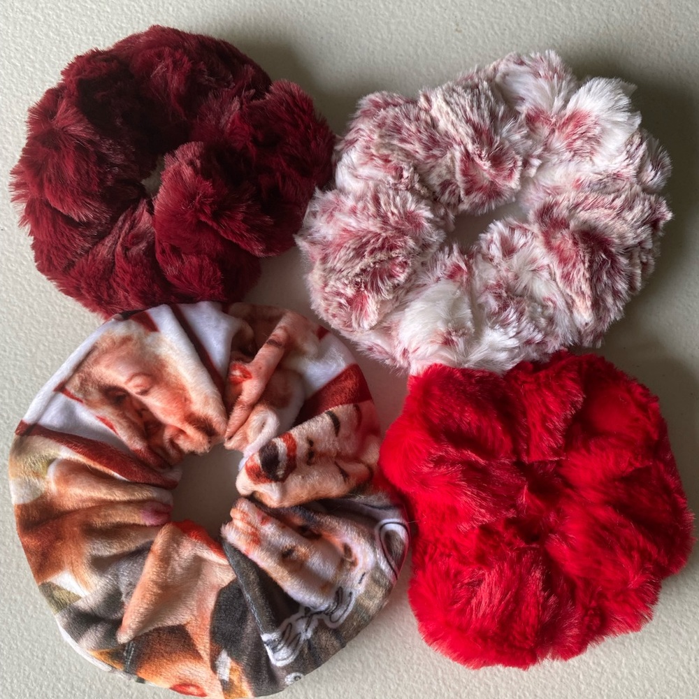 Minky scrunchies